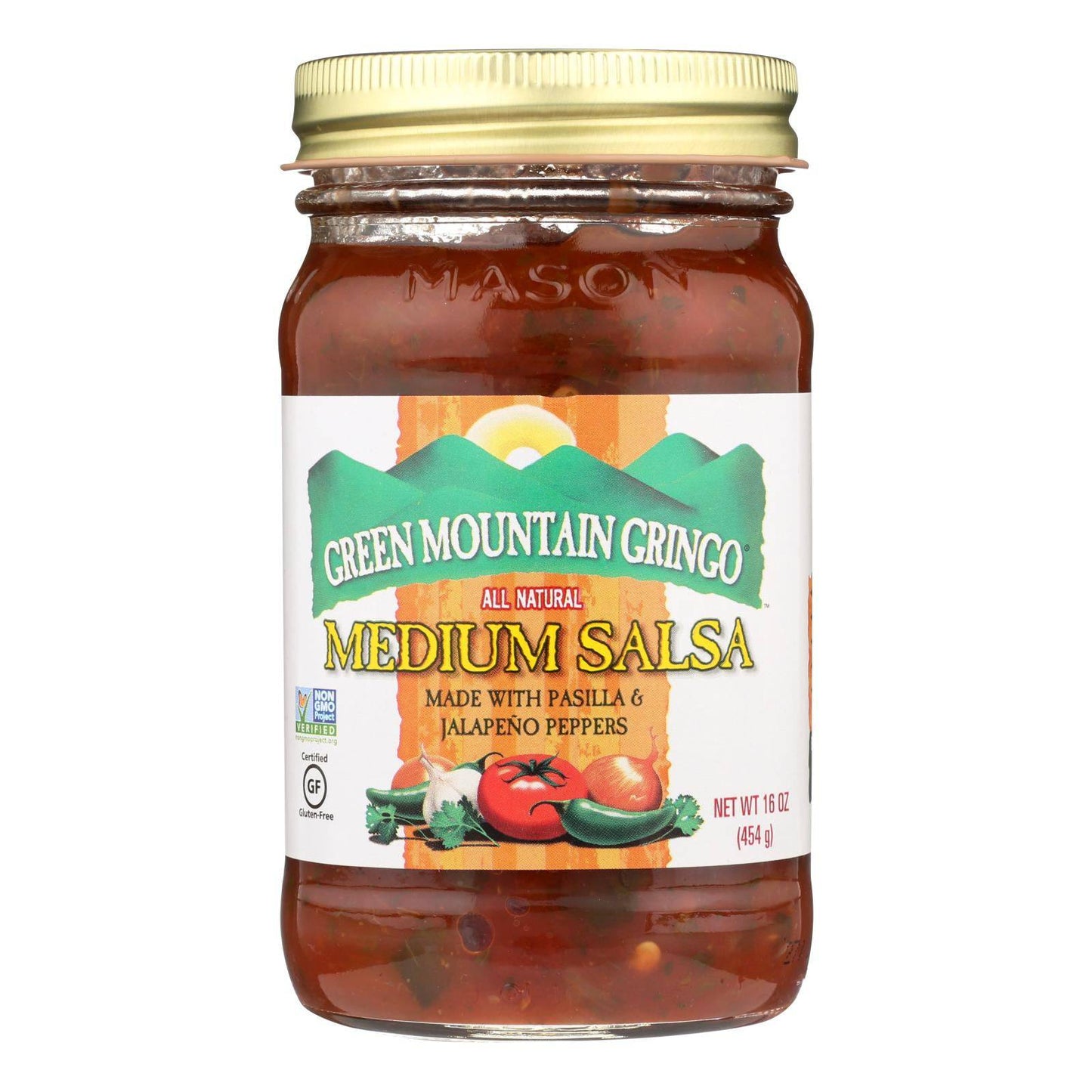 Buy Green Mountain Gringo Medium Salsa - Case Of 12 - 16 Oz.  at OnlyNaturals.us