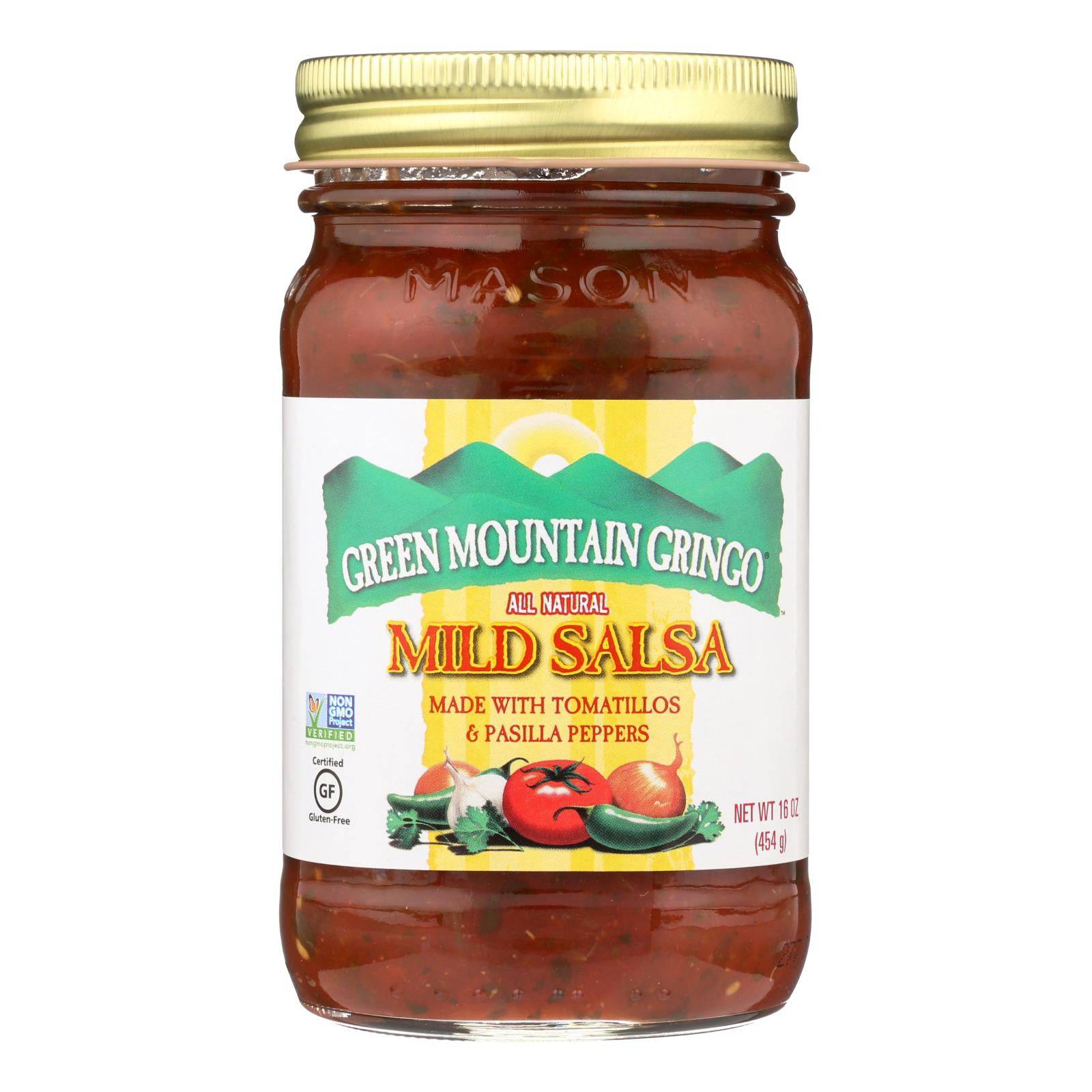 Buy Green Mountain Gringo Mild Salsa - Case Of 12 - 16 Oz.  at OnlyNaturals.us