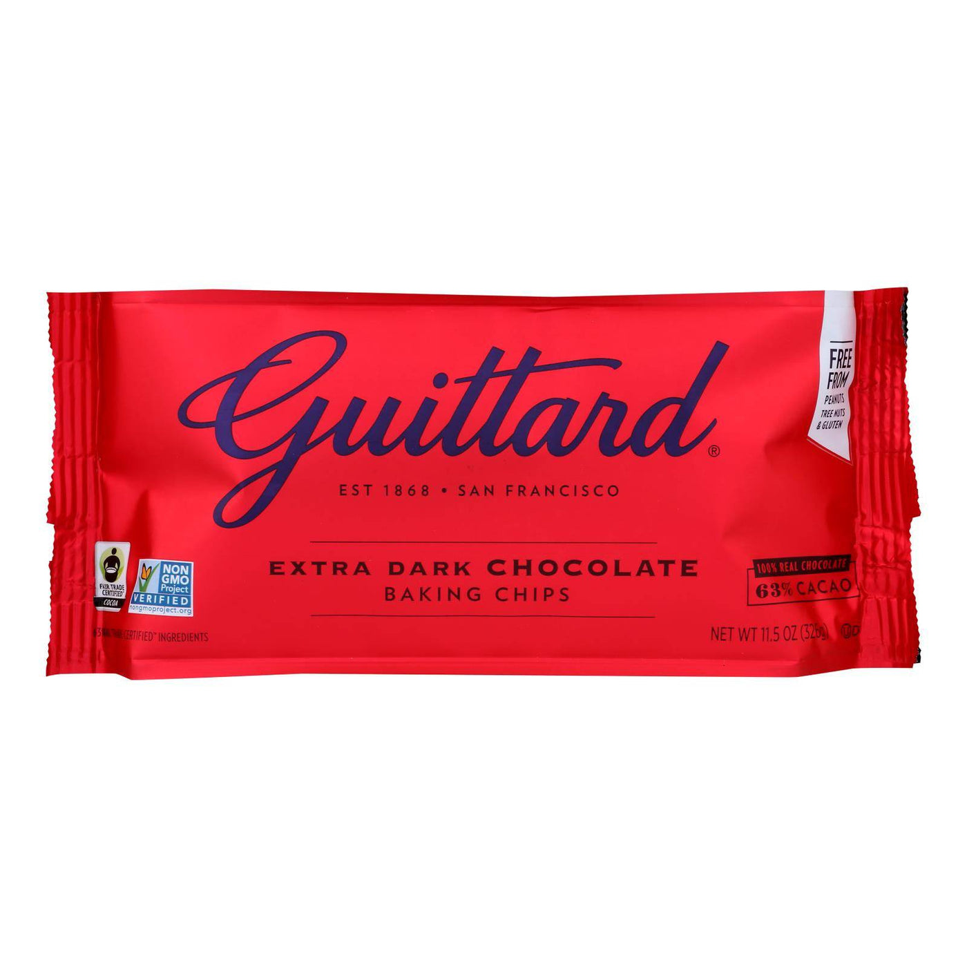 Buy Guittard Chocolate Extra Dark - Chocolate Chip - Case Of 12 - 11.5 Oz.  at OnlyNaturals.us