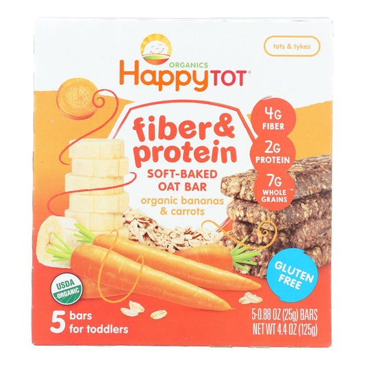 Happy Tot Happy Tot Fiber And Protein - Apple Peach Pumpkin And Cinnamon - Case Of 6 - 0.88 Oz. | OnlyNaturals.us