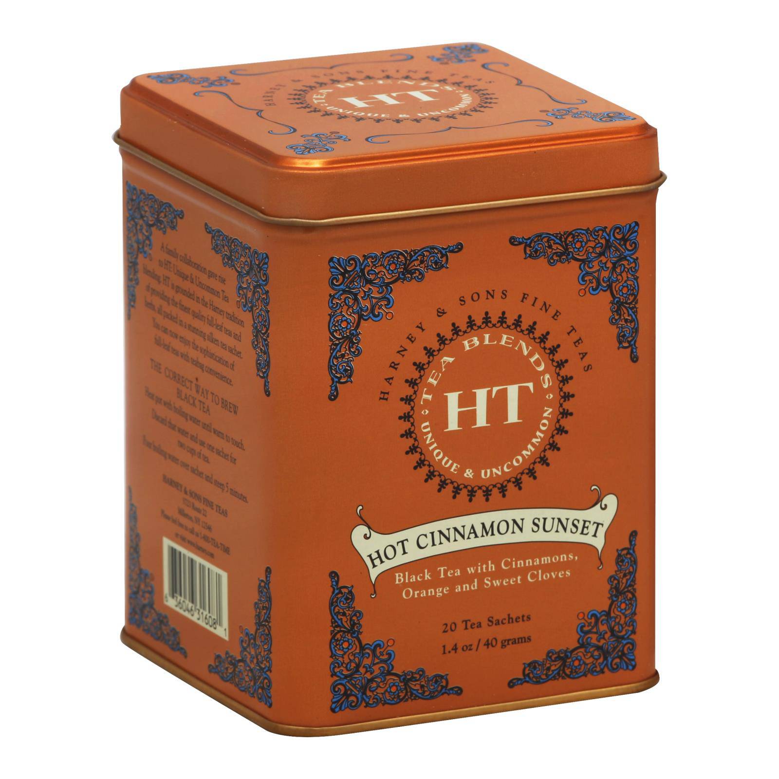 Buy Harney And Sons - Tea - Hot Cinnamon Spice - Case Of 4 - 20 Count  at OnlyNaturals.us