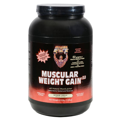 Buy Healthy 'n Fit Muscular Weight Gain 2 - Vanilla - 2.5 Lb.  at OnlyNaturals.us