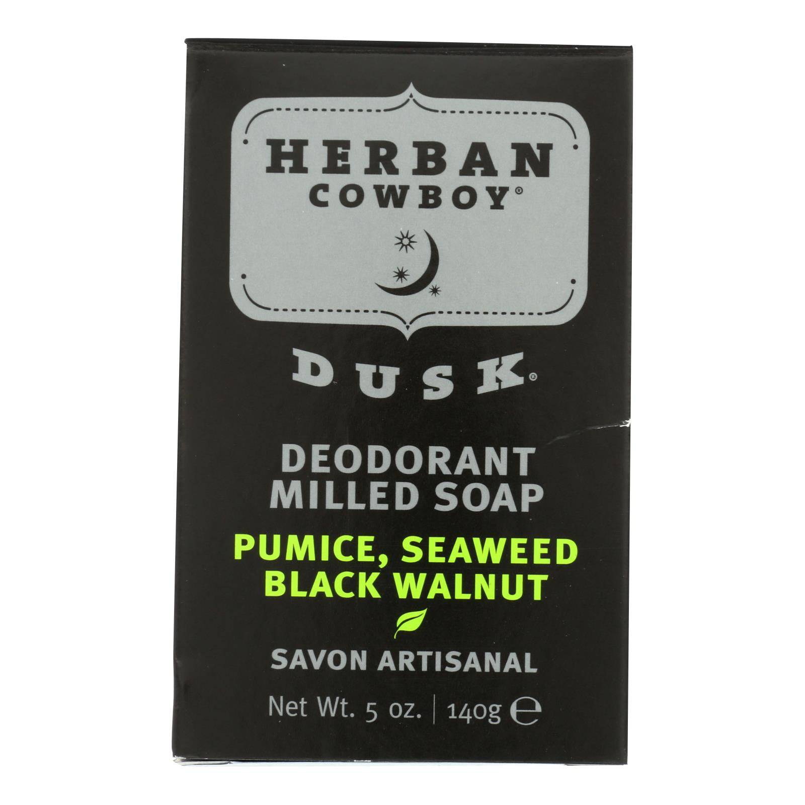 Herban Cowboy Milled Bar Soap Dusk - 5 Oz | OnlyNaturals.us