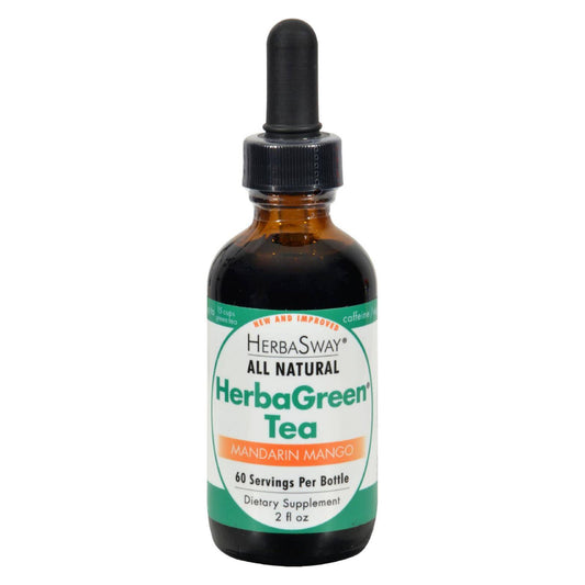 Herbasway Laboratories Herbagreen Tea Mandarin Mango - 2 Fl Oz | OnlyNaturals.us