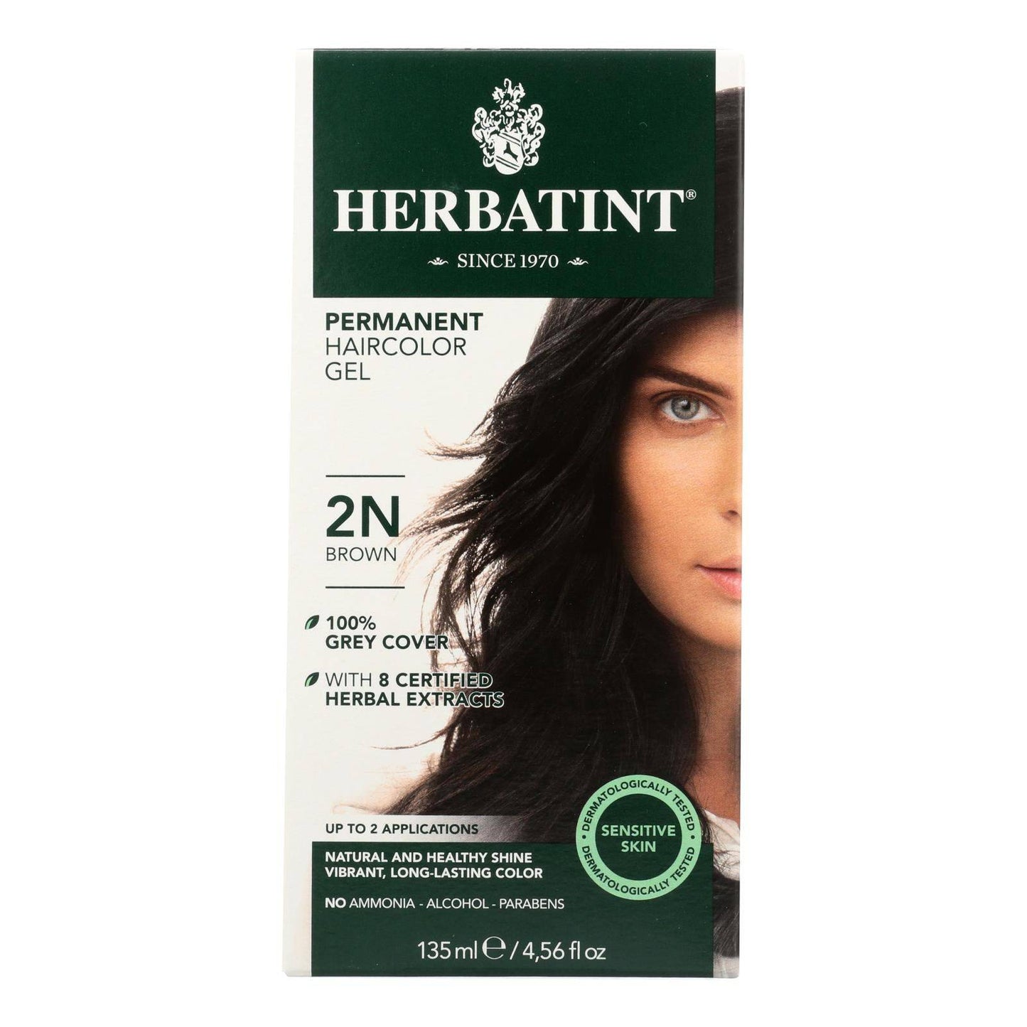 Buy Herbatint Permanent Herbal Haircolour Gel 2n Brown - 135 Ml  at OnlyNaturals.us