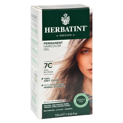 Buy Herbatint Permanent Herbal Haircolour Gel 7c Ash Blonde - 135 Ml  at OnlyNaturals.us