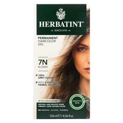 Buy Herbatint Permanent Herbal Haircolour Gel 7n Blonde - 135 Ml  at OnlyNaturals.us