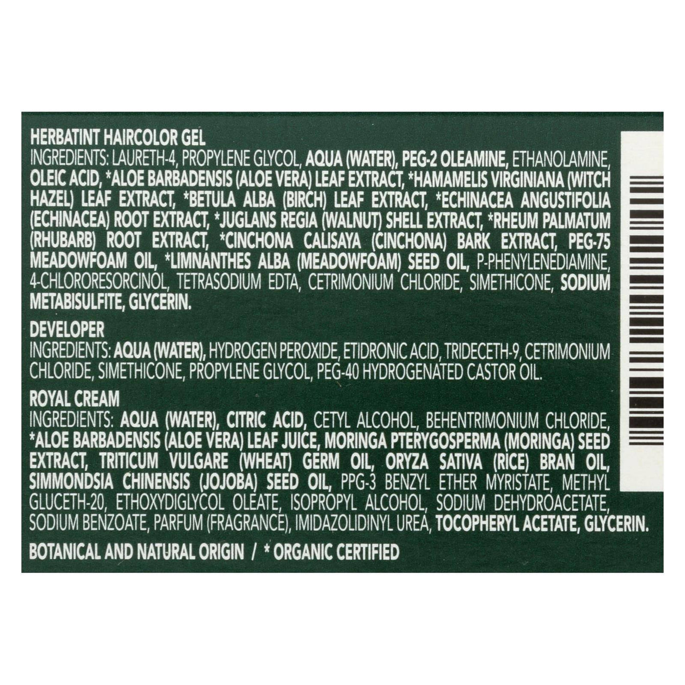 Buy Herbatint Permanent Herbal Haircolour Gel 5n Light Chestnut - 135 Ml  at OnlyNaturals.us