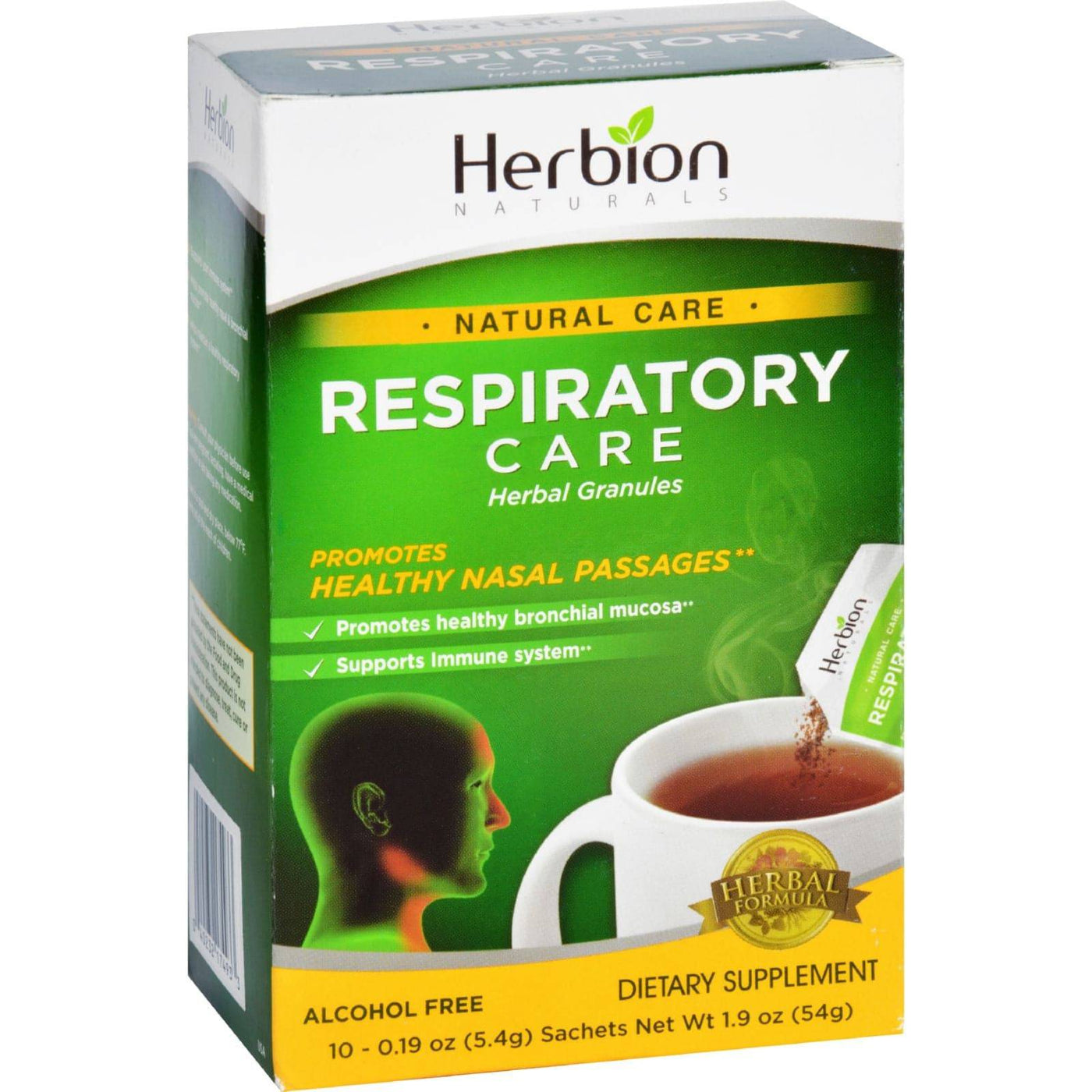 Herbion Naturals Respiratory Care - Natural Care - Herbal Granules - 10 Packets | OnlyNaturals.us