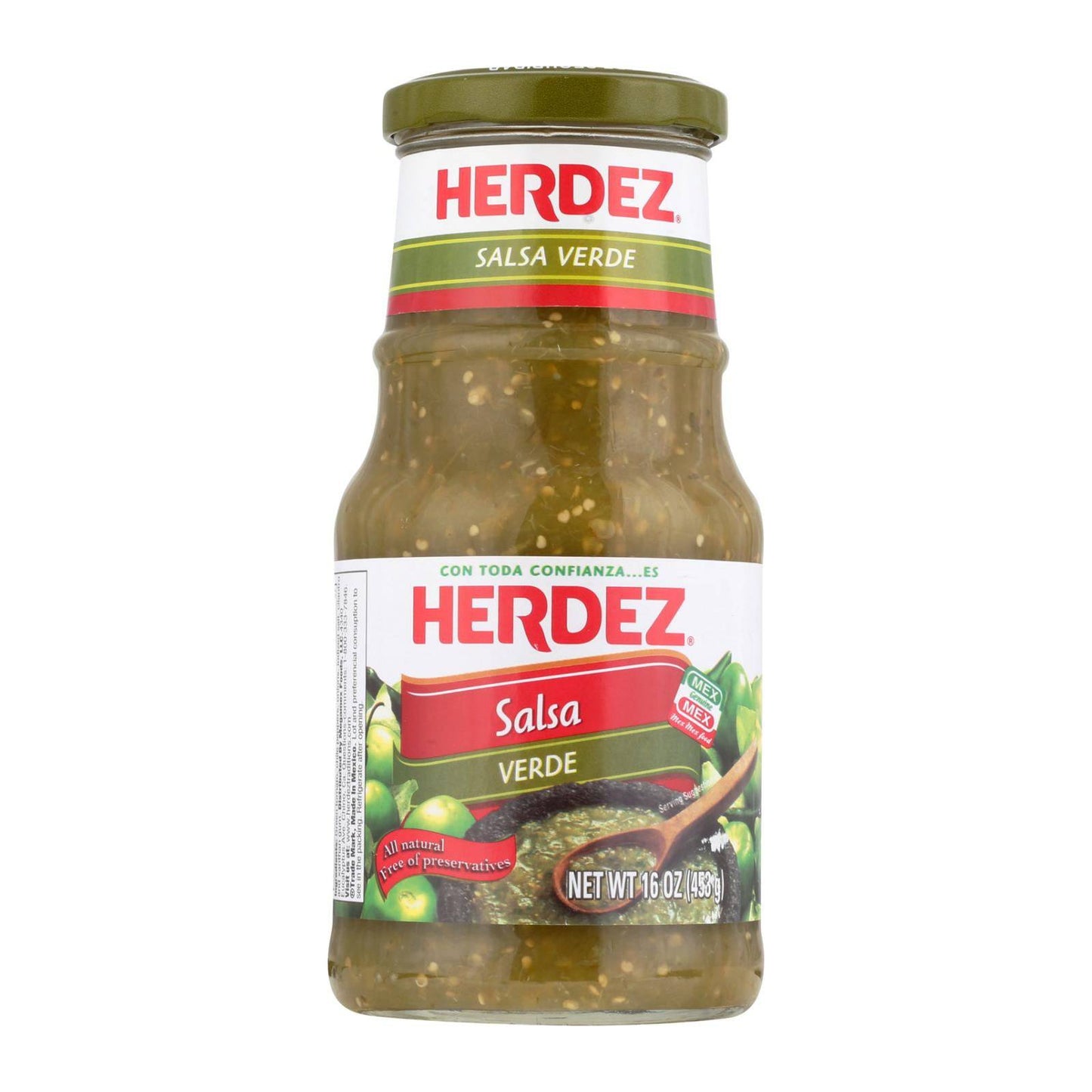 Buy Herdez Salsa - Verde - Case Of 12 - 16 Oz.  at OnlyNaturals.us