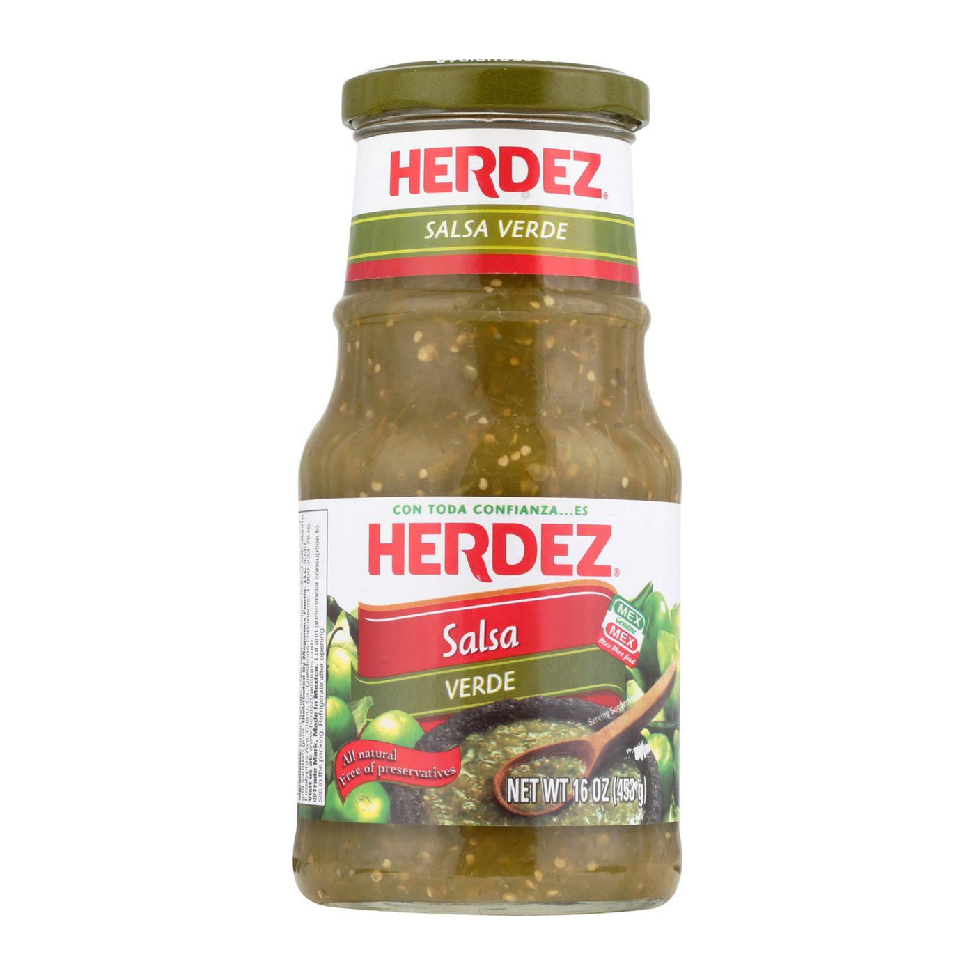 Buy Herdez Salsa - Verde - Case Of 12 - 16 Oz.  at OnlyNaturals.us