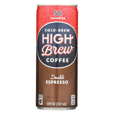 Buy High Brew Coffee Coffee - Ready To Drink - Double Espresso - 8 Oz - Case Of 12  at OnlyNaturals.us