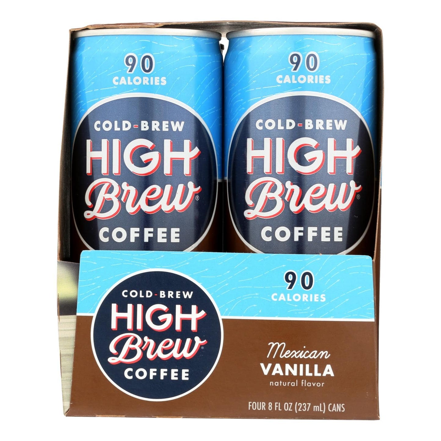 High Brew Coffee Coffee - Ready To Drink - Mexican Vanilla - 4-8 Oz - Case Of 6 | OnlyNaturals.us