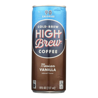 Buy High Brew Coffee Coffee - Ready To Drink - Mexican Vanilla - 8 Oz - Case Of 12  at OnlyNaturals.us
