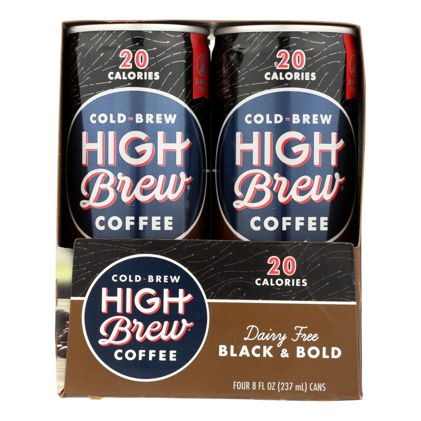 High Brew Coffee - Coffee Rtd Black & Bold Sugar Free - Case Of 6-4-8 Fz | OnlyNaturals.us