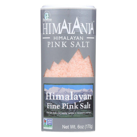 Himalania Fine Grain Himalayan Pink Salt Shaker - Case Of 6 - 6 Oz. | OnlyNaturals.us