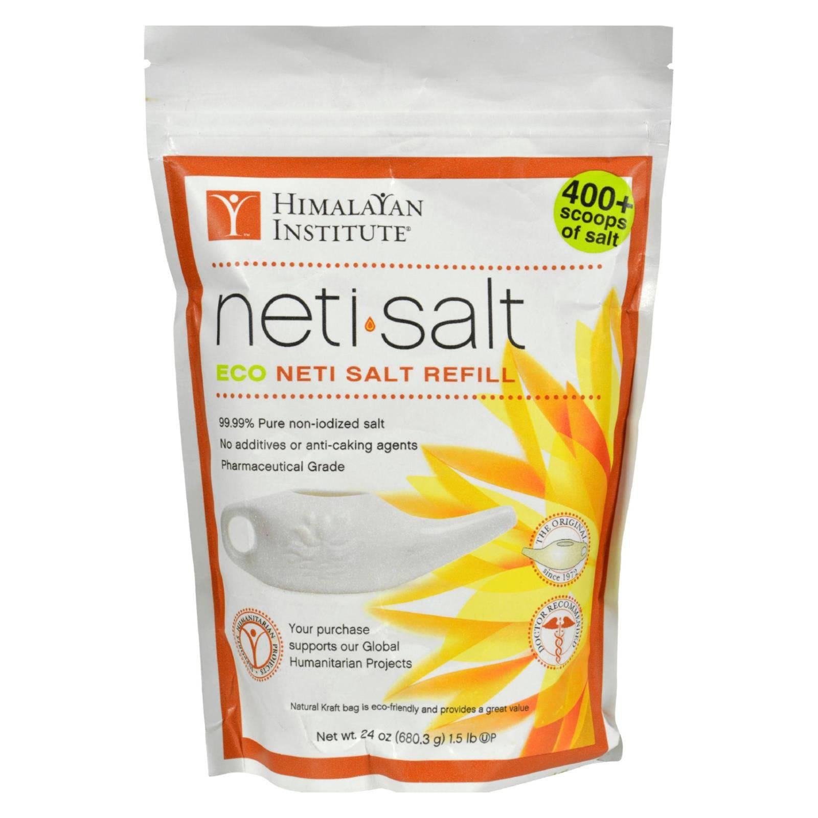 Himalayan Institute Neti Pot Salt Bag - 1.5 Lbs | OnlyNaturals.us