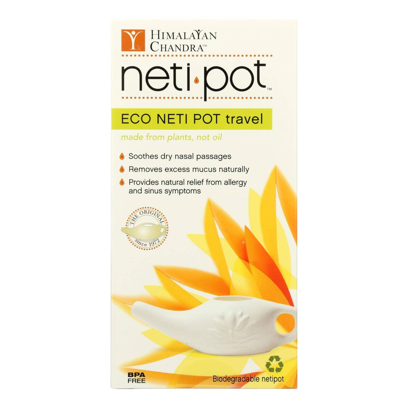 Buy Himalayan Institute Neti-wash Eco Neti Pot Nonbreakable - 1 Pot  at OnlyNaturals.us
