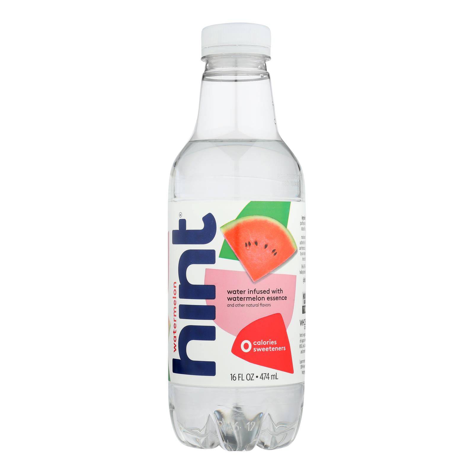 Hint Watermelon Water - Watermelon - Case Of 12 - 16 Fl Oz. | OnlyNaturals.us