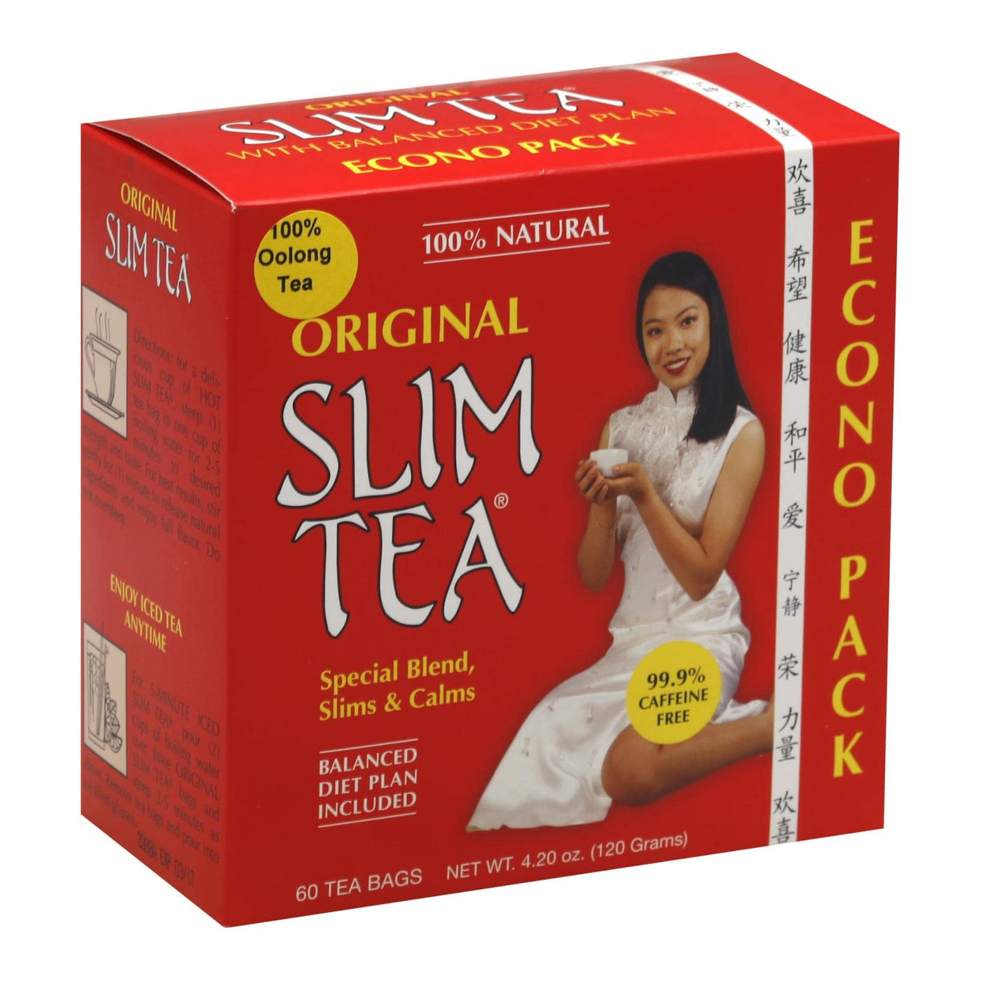 Hobe Labs Slim Tea Original - 60 Bags | OnlyNaturals.us