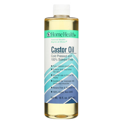 Home Health Castor Oil - 16 Fl Oz | OnlyNaturals.us