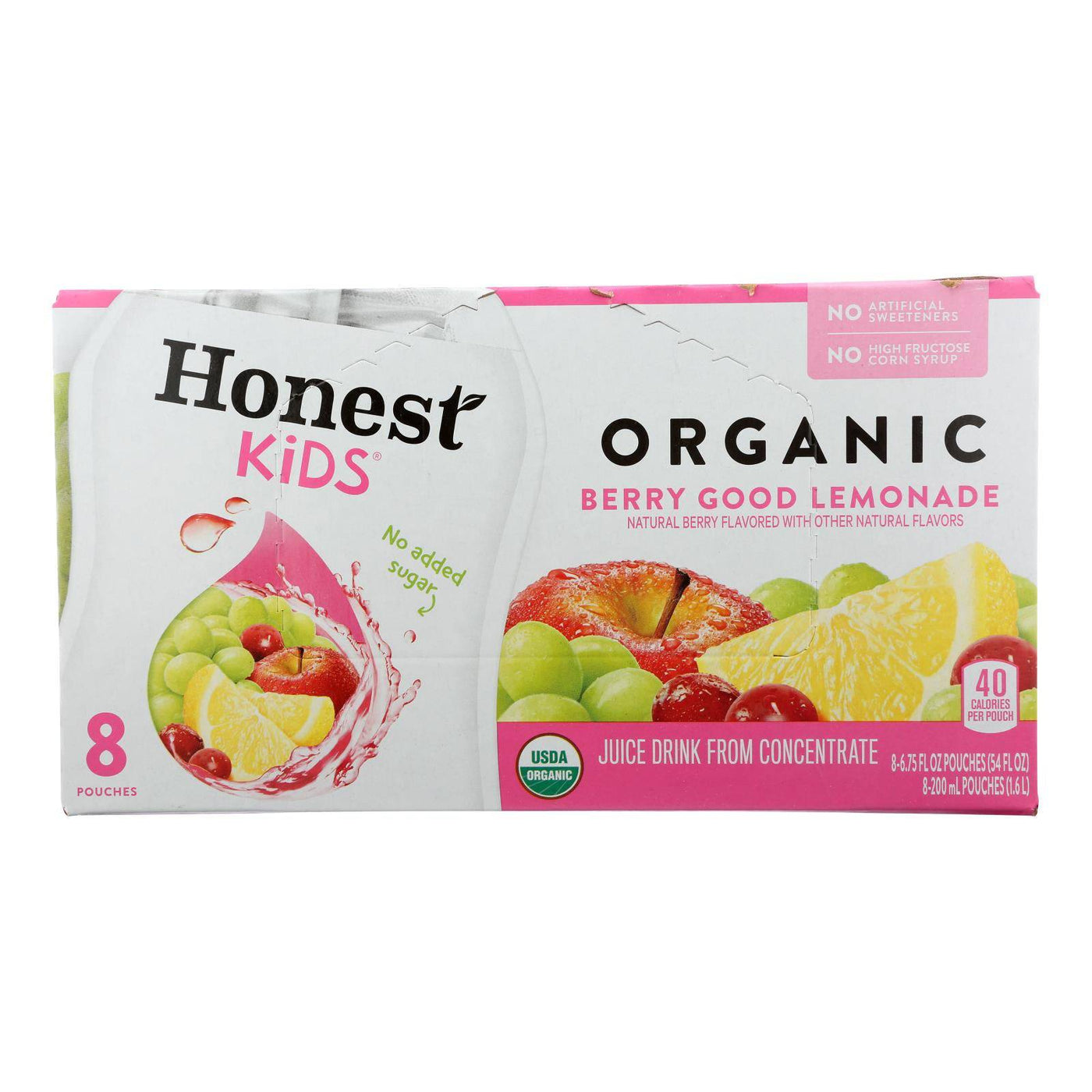 Buy Honest Kids Honest Kids Berry Good Lemon - Berry Good Lemon - Case Of 4 - 6.75 Fl Oz.  at OnlyNaturals.us
