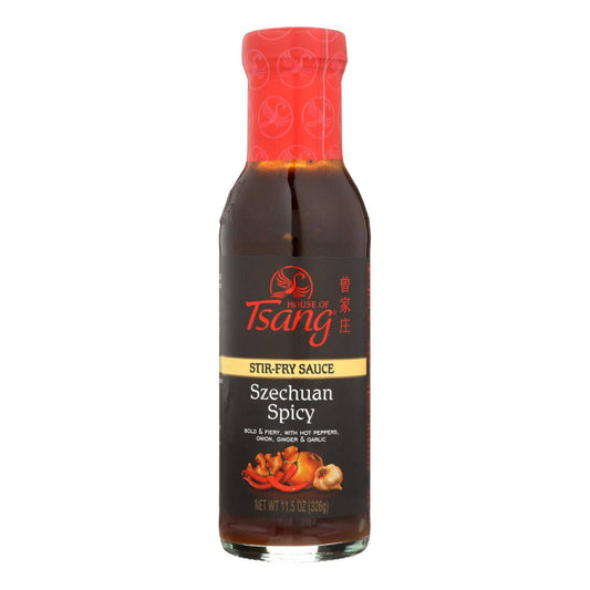 Buy House Of Tsang - Szechuan Spicy Stir-fry Sauce - Case Of 6 - 11.5 Oz.  at OnlyNaturals.us