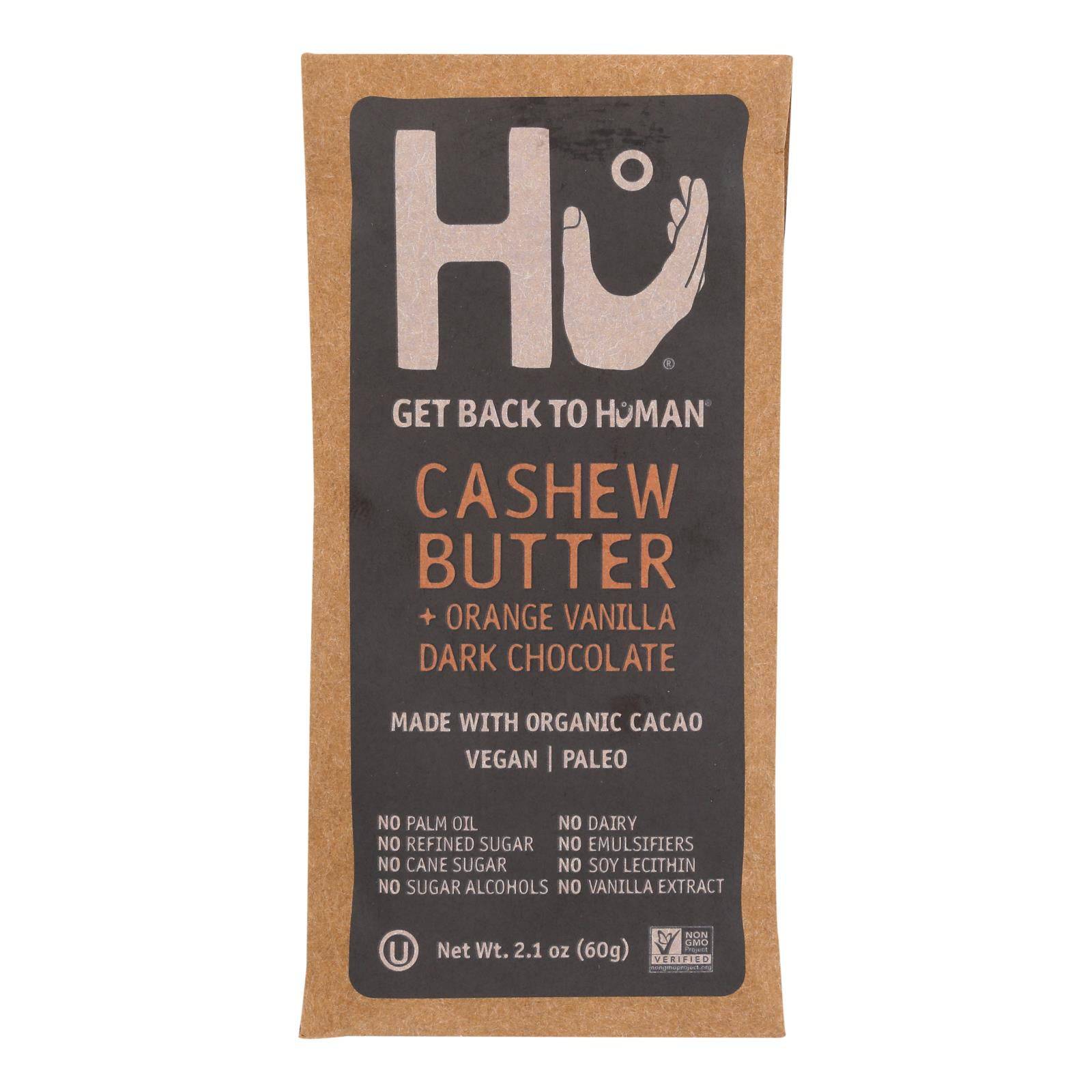 Hu - Dark Chocolate Bar Cashew Butter Orange Vanilla - Case Of 12-2.1 Oz | OnlyNaturals.us