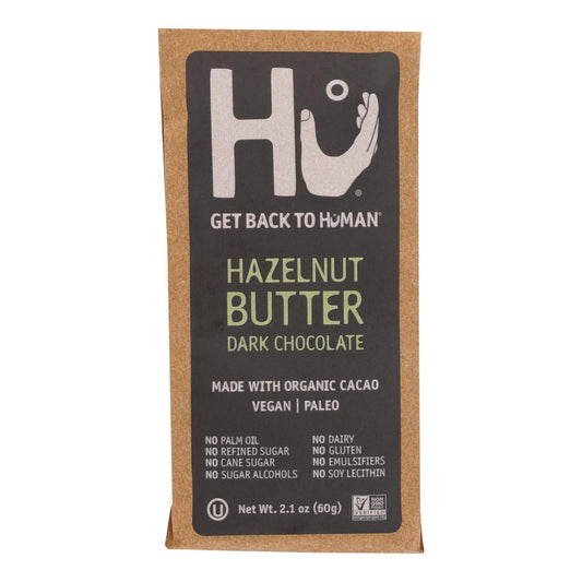 Hu - Dark Chocolate Bar Hazelnut Butter - Case Of 12-2.1 Oz | OnlyNaturals.us