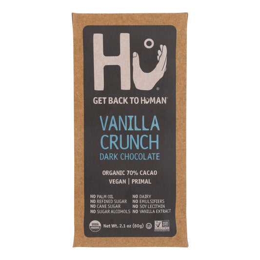 Hu - Dark Chocolate Bar Vanilla Crunch - Case Of 12-2.1 Oz | OnlyNaturals.us