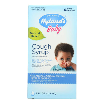 Hyland's Homeopathic Baby Cough Syrup - 4 Oz | OnlyNaturals.us