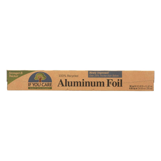 If You Care Aluminum Foil - Recycled - Case Of 12 - 50 Sq. Ft. | OnlyNaturals.us