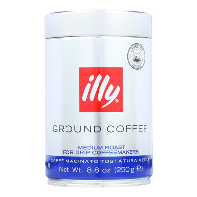 Illy Caffe Coffee Coffee - Drip - Ground - Medium Roast - 8.8 Oz - Case Of 6 | OnlyNaturals.us