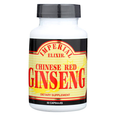 Imperial Elixir Chinese Red Ginseng - 500 Mg - 50 Capsules | OnlyNaturals.us
