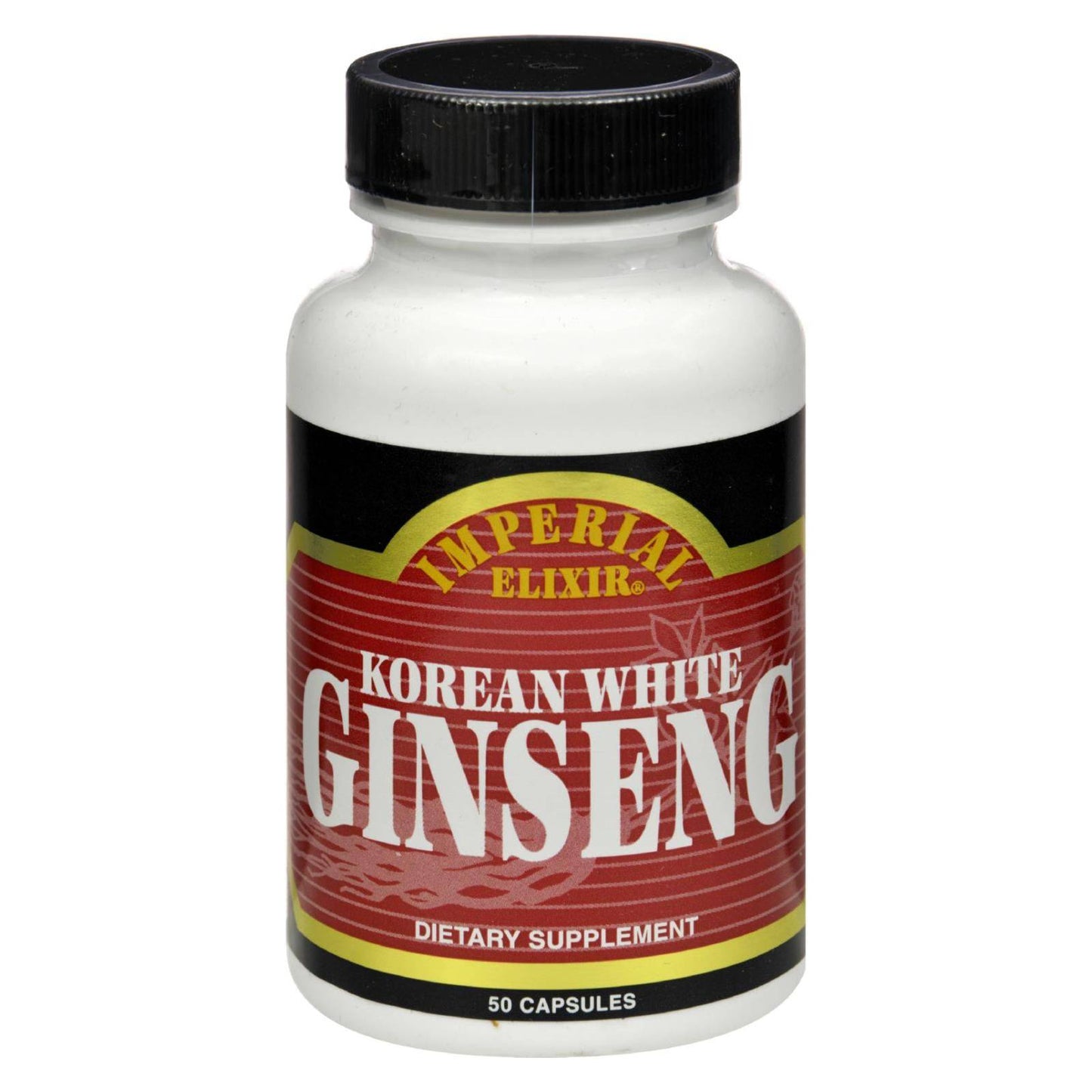 Buy Imperial Elixir Korean White Ginseng - 500 Mg - 50 Capsules  at OnlyNaturals.us