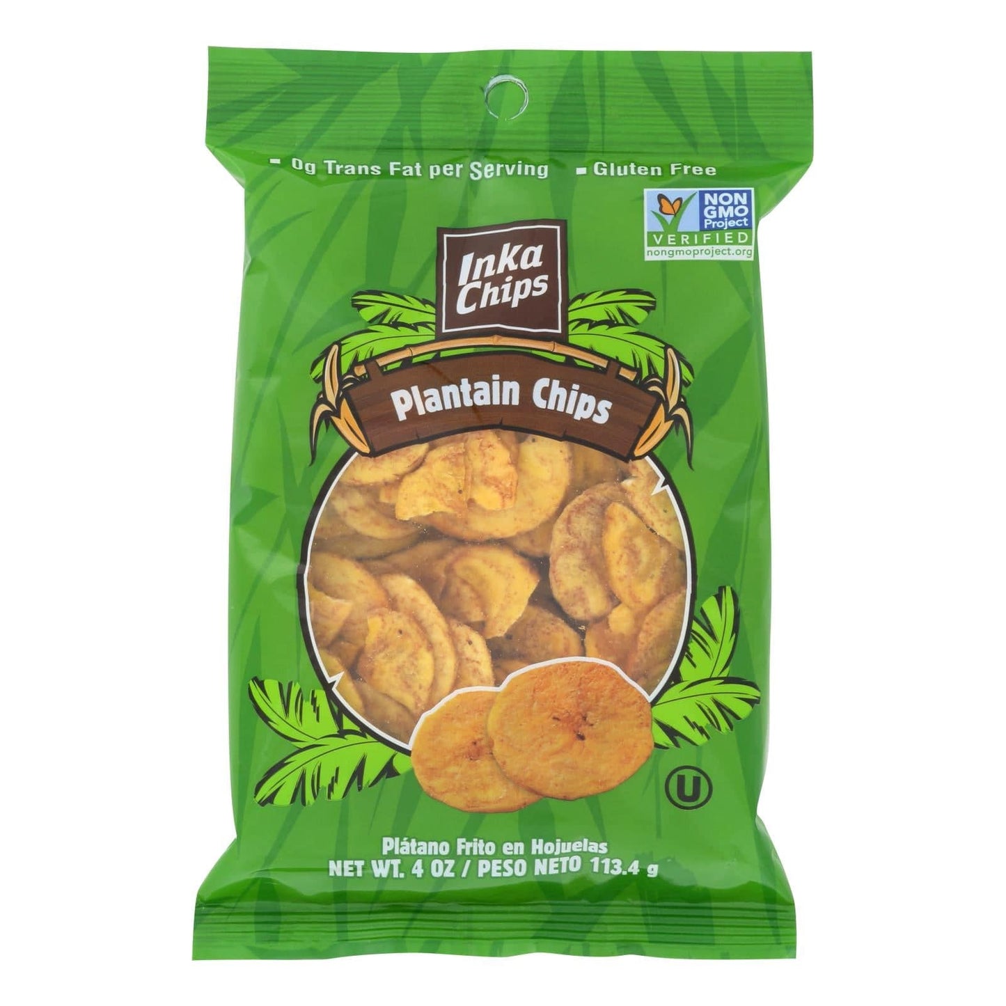 Inka Crops - Plantain Chips - Original - Case Of 12 - 4 Oz. | OnlyNaturals.us