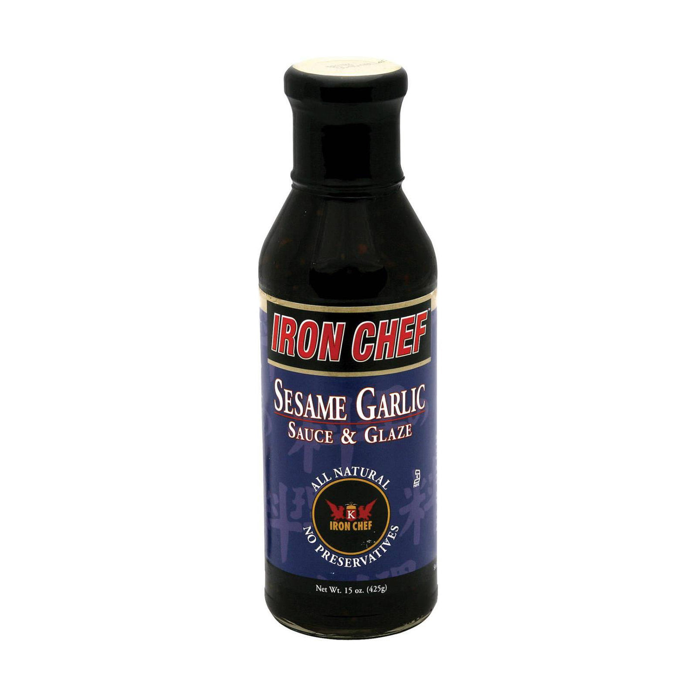 Iron Chef Sauce And Glaze - Sesame Garlic - Case Of 6 - 15 Oz. | OnlyNaturals.us