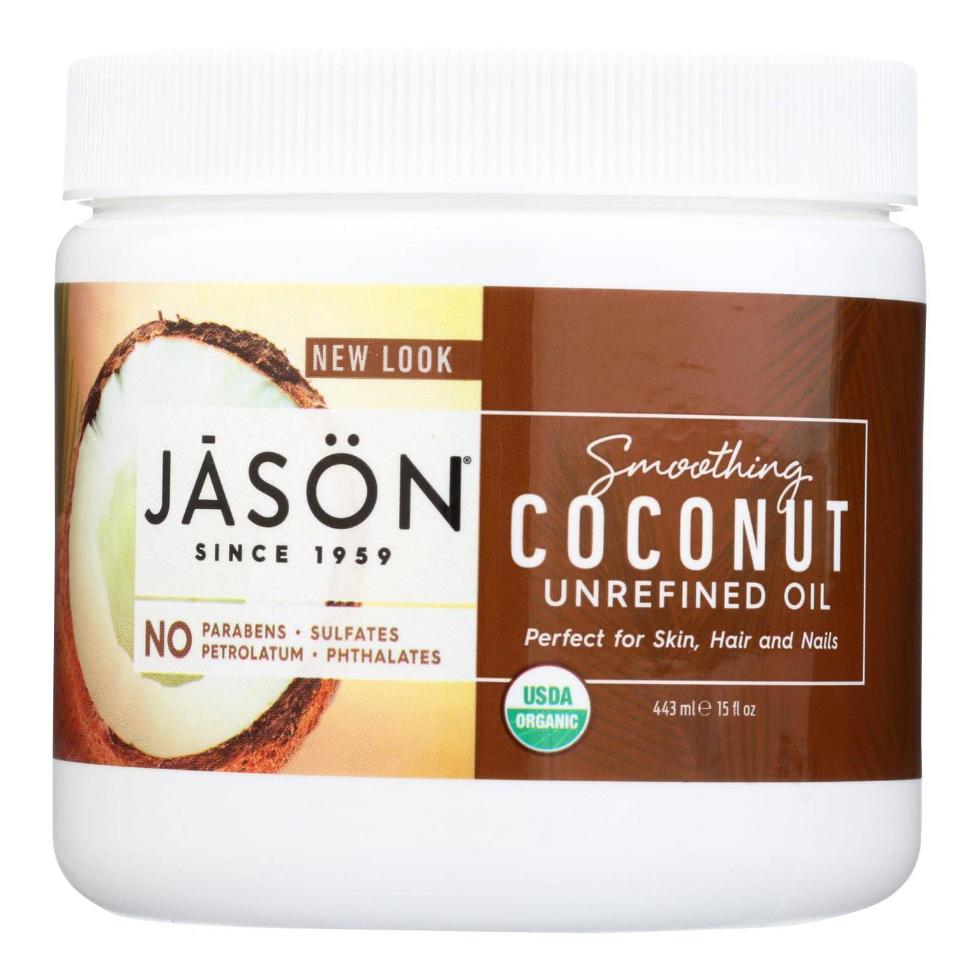 Buy Jason Natural Products Coconut Oil - Organic - Virgin - 15 Fl Oz  at OnlyNaturals.us