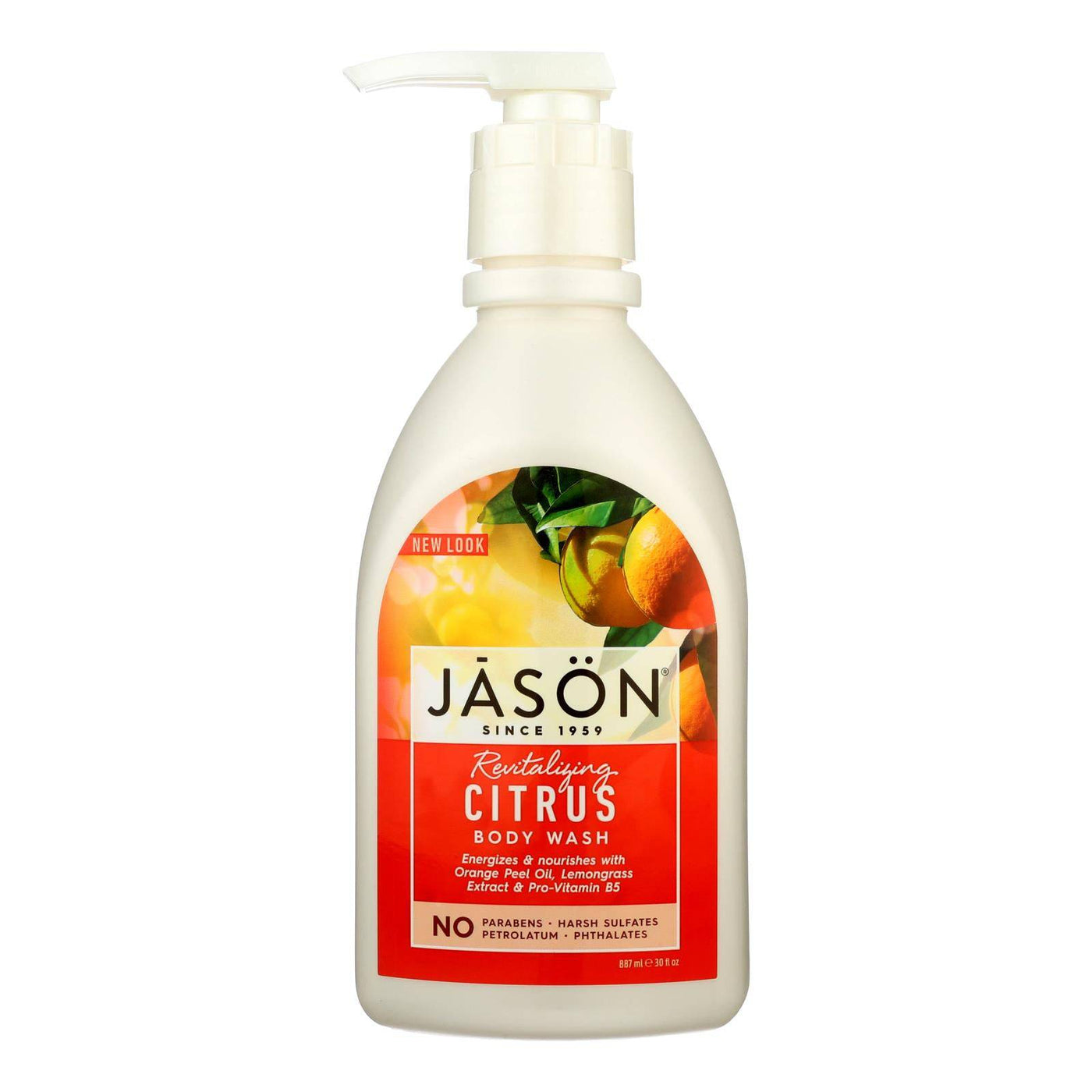 Jason Satin Shower Body Wash Citrus - 30 Fl Oz | OnlyNaturals.us