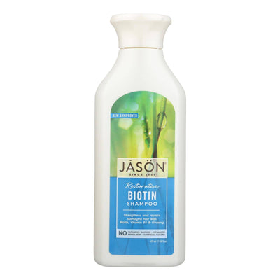 Buy Jason Pure Natural Shampoo Restorative Biotin - 16 Fl Oz  at OnlyNaturals.us