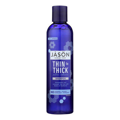 Jason Thin To Thick Extra Volume Shampoo - 8 Fl Oz | OnlyNaturals.us