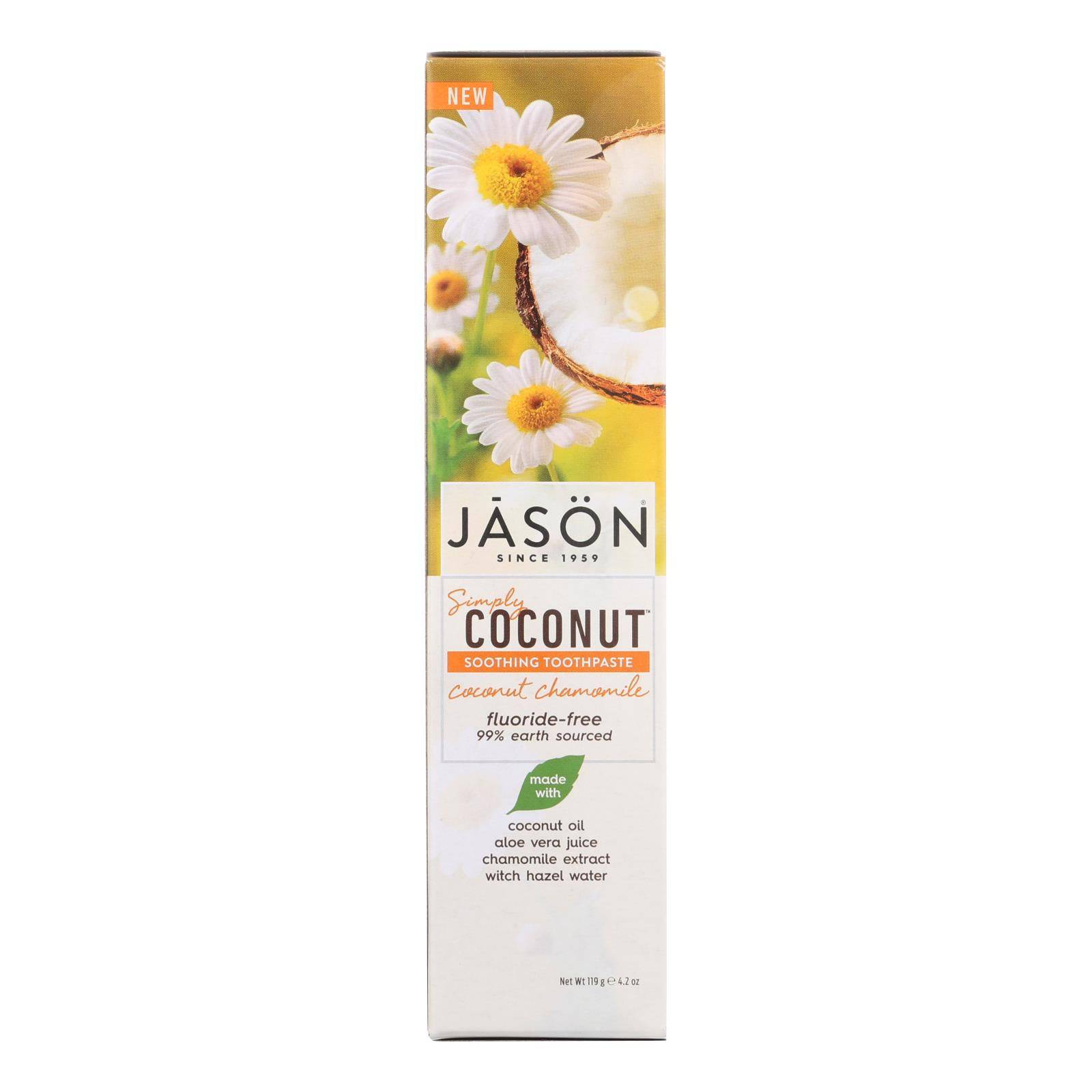 Buy Jason Natural Products Soothing Toothpaste - Coconut Chamomile - 4.2 Oz  at OnlyNaturals.us