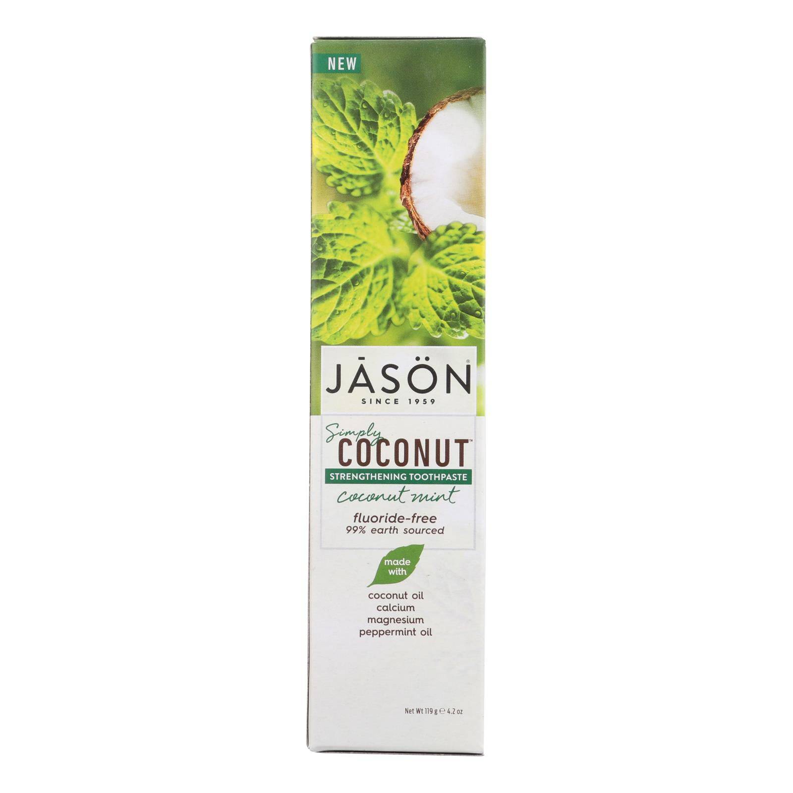 Buy Jason Natural Products Strengthening Toothpaste - Coconut Mint - 4.2 Oz  at OnlyNaturals.us