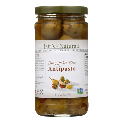 Jeff's Natural Jeff's Natural Antipasto - Antipasto - Case Of 6 - 12 Fl Oz. | OnlyNaturals.us