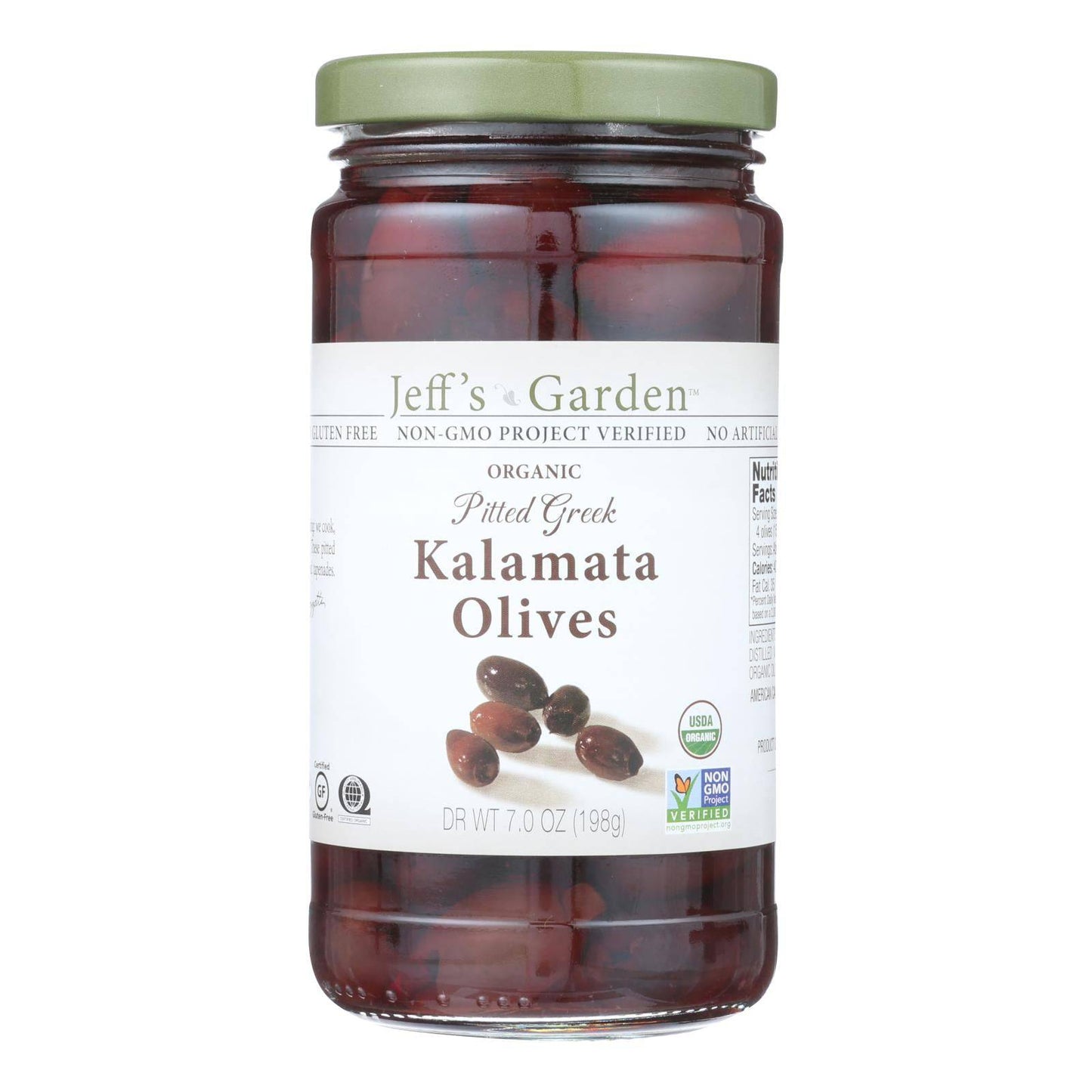 Jeff's Natural Jeff's Natural Kalamata Olive - Kalamata - Case Of 6 - 7 Oz. | OnlyNaturals.us