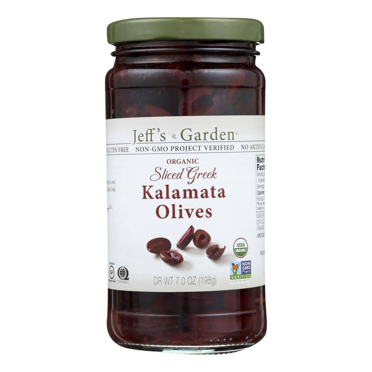 Jeff's Natural Jeff's Natural Kalamata Olive - Kalamata - Case Of 6 - 7 Oz. | OnlyNaturals.us