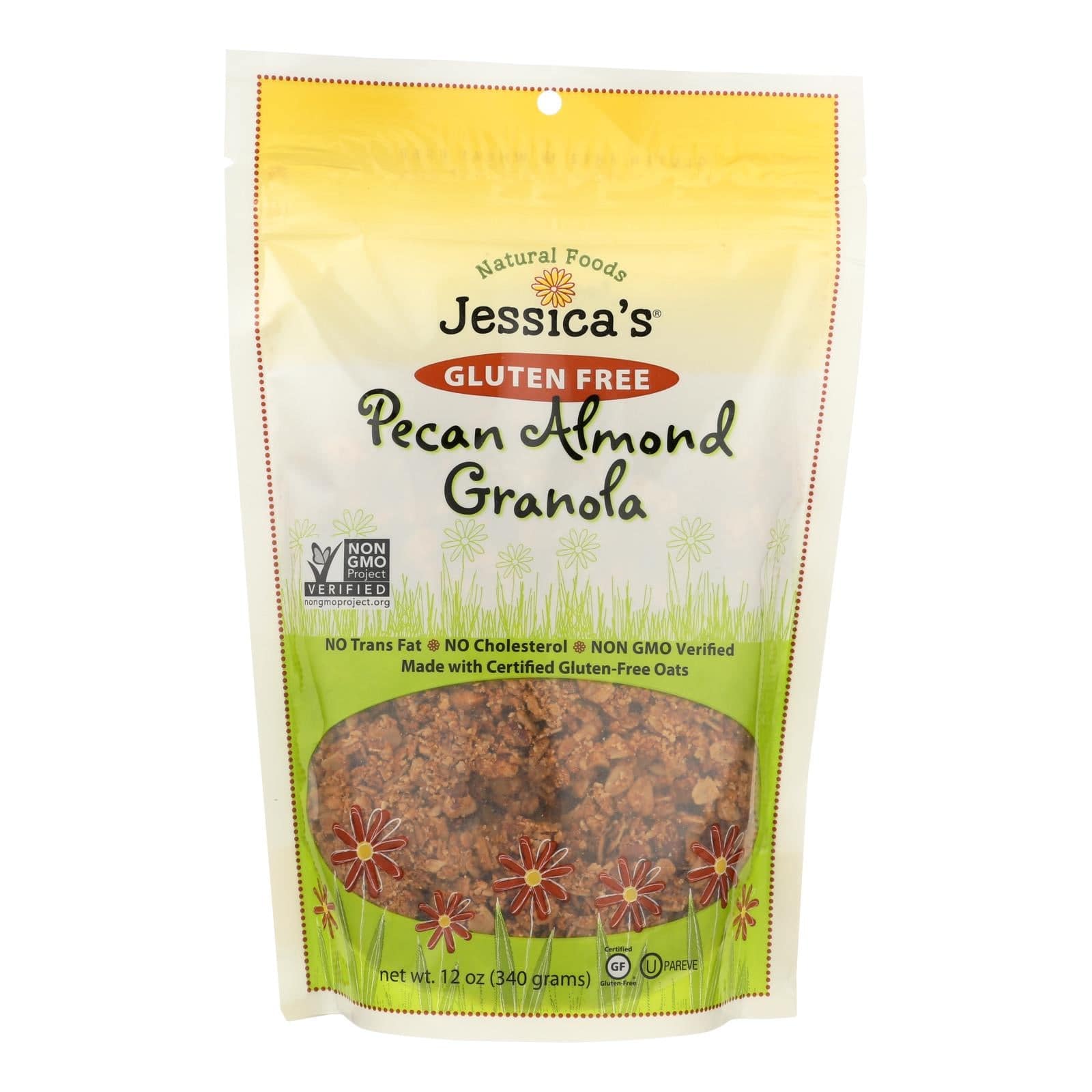 Jessica's Natural Foods Gluten Free Pecan Almond Granola  - Case Of 12 - 11 Oz | OnlyNaturals.us