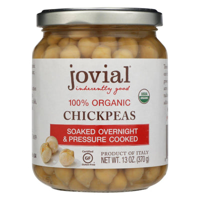 Jovial - Organic Chickpeas - Case Of 6 - 13 Oz. | OnlyNaturals.us