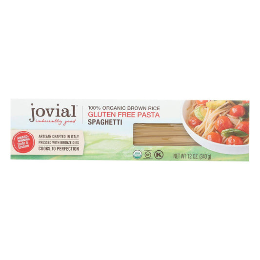 Buy Jovial - Pasta - Organic - Brown Rice - Spaghetti - 12 Oz - Case Of 12  at OnlyNaturals.us