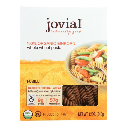 Buy Jovial - Pasta - Organic - Whole Grain Einkorn - Fusilli - 12 Oz - Case Of 12  at OnlyNaturals.us